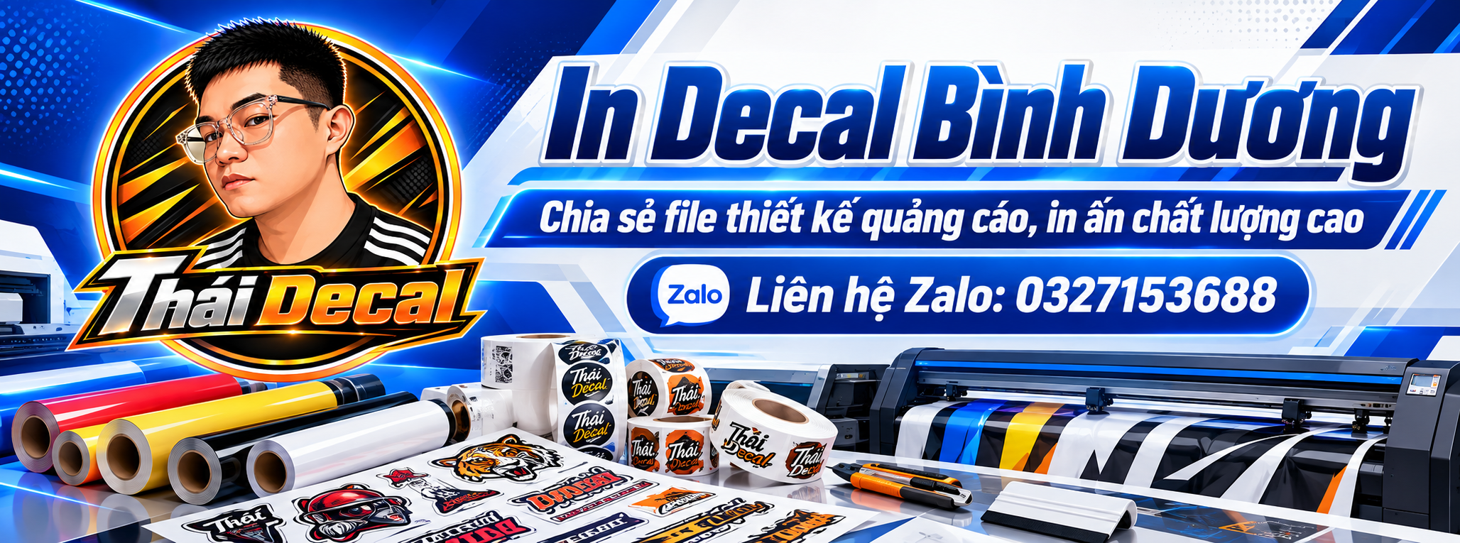 Tem nhãn, sticker và máy in decal