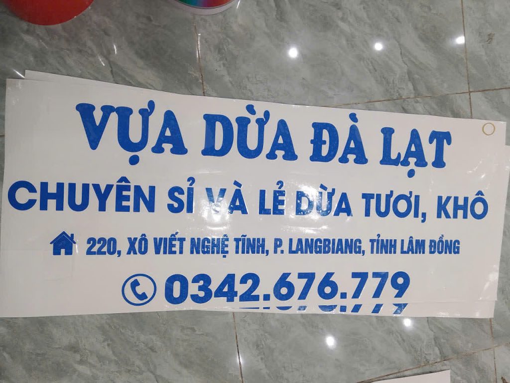 Bảng decal cửa hàng